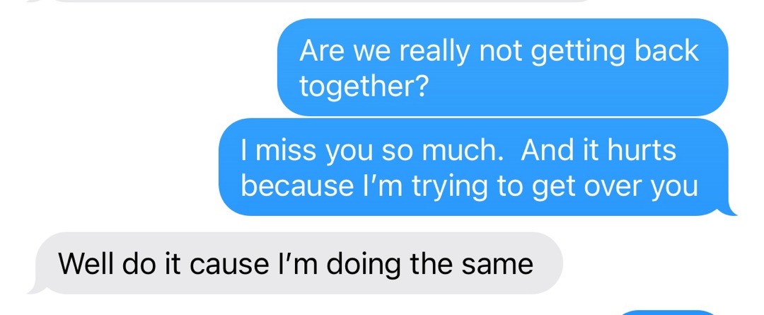 whenever I want to break no contact 