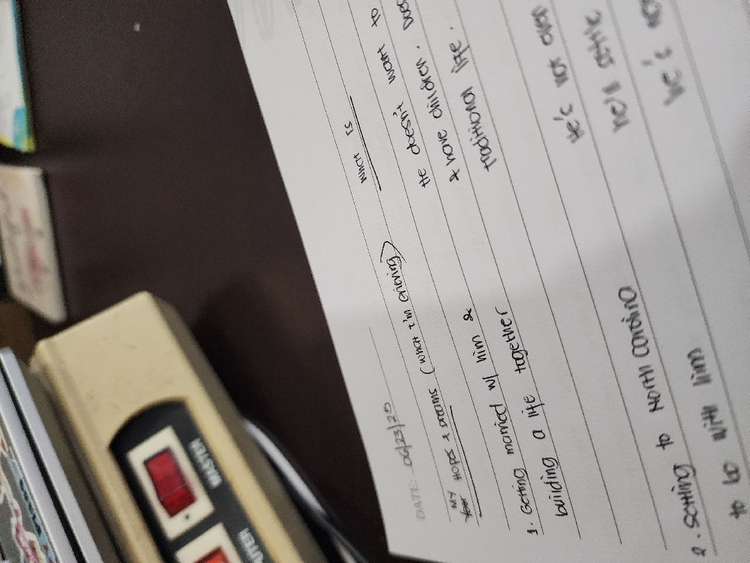 Taking off that rose-colored glasses.