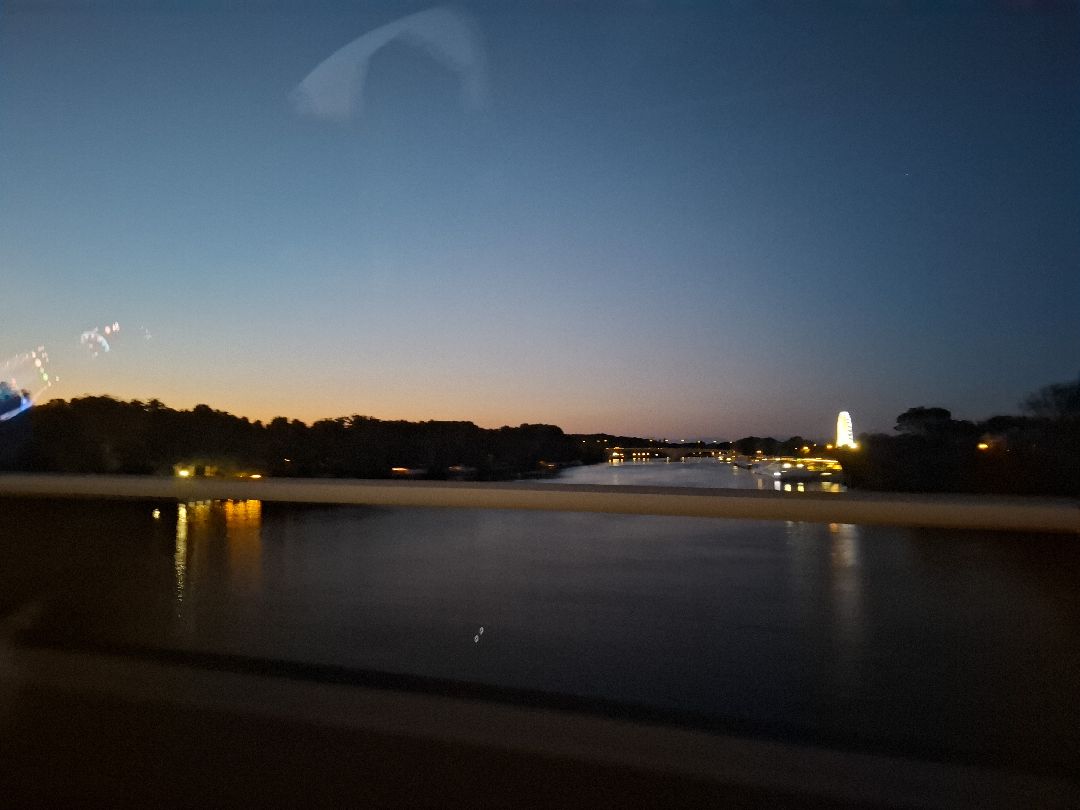 looking out of the window