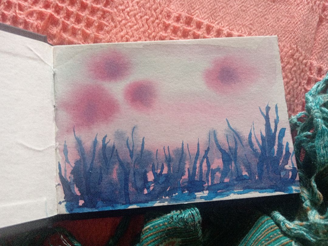 Random, abstract painting inspires me