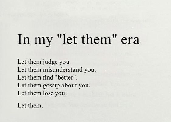 Have you heard of "Let the" theory?