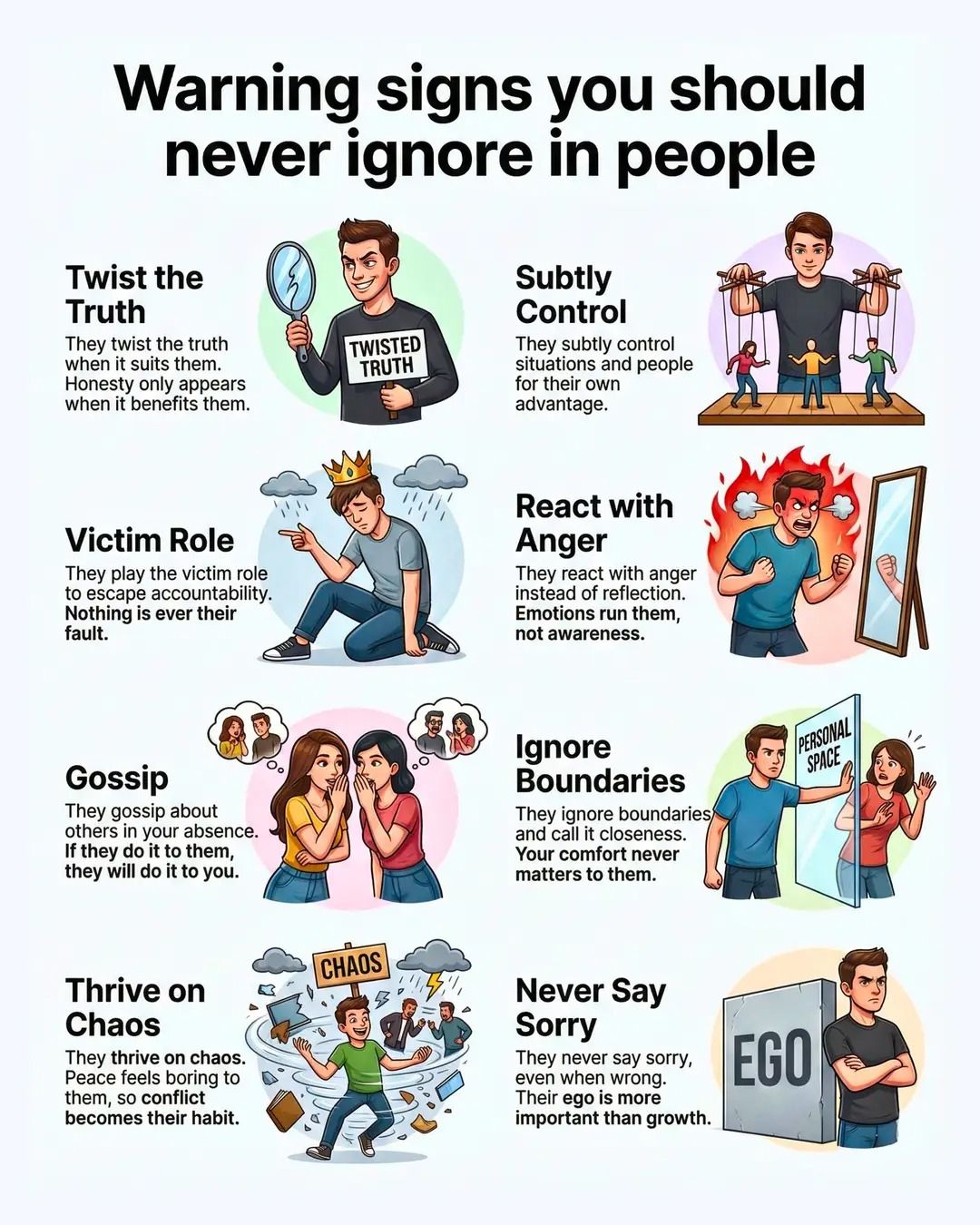 Warning Signs People Should Never Ignore