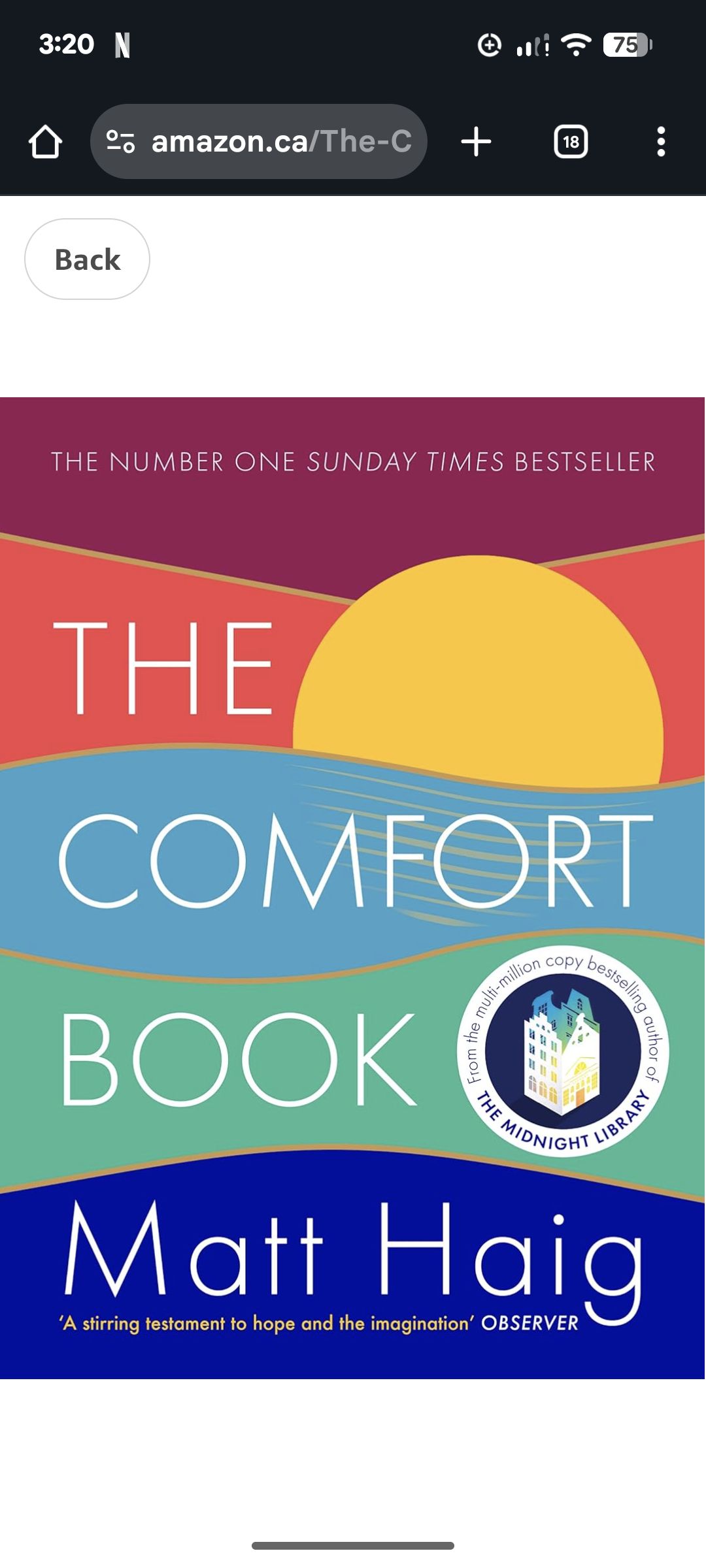 The Comfort Book (A uplifting book)