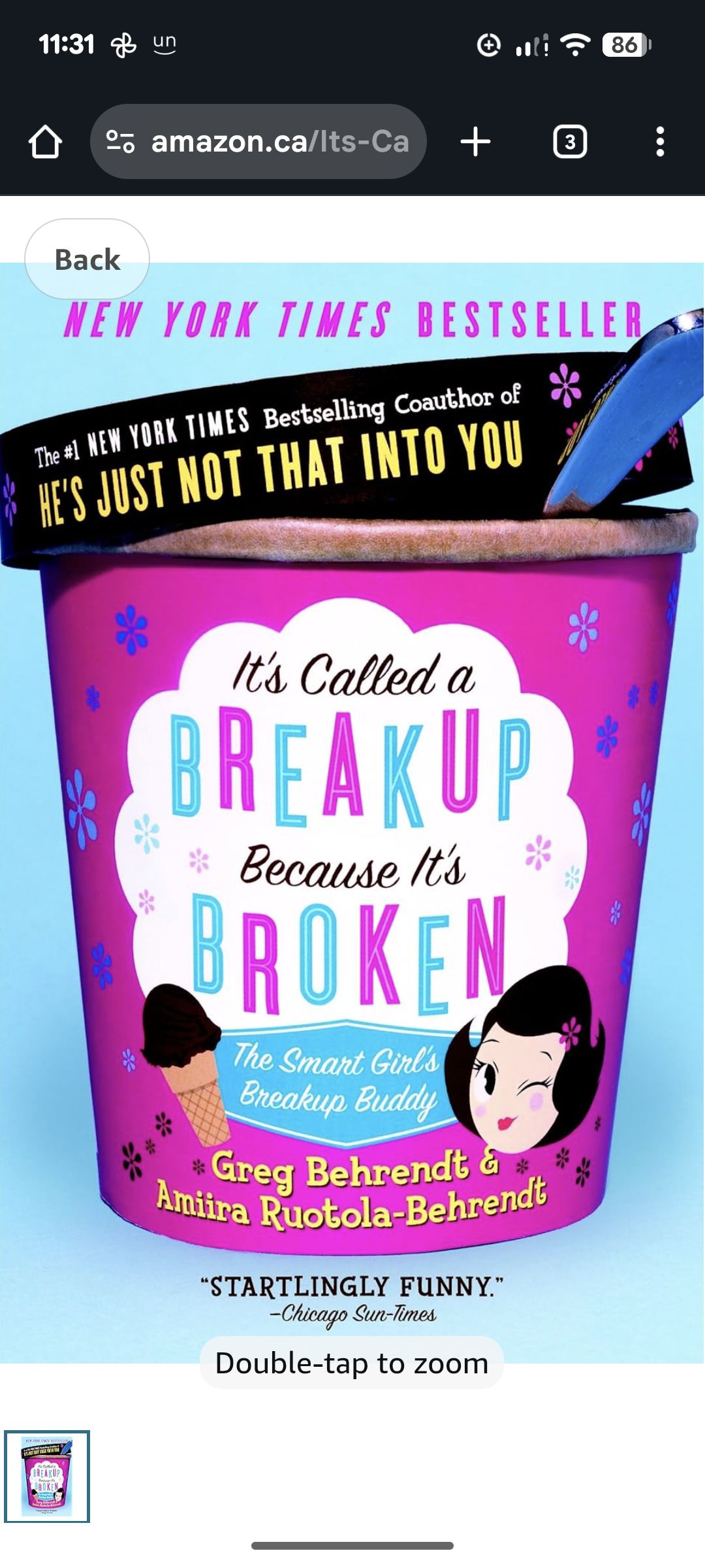 it's called a breakup because it's broken (book or audiobook)