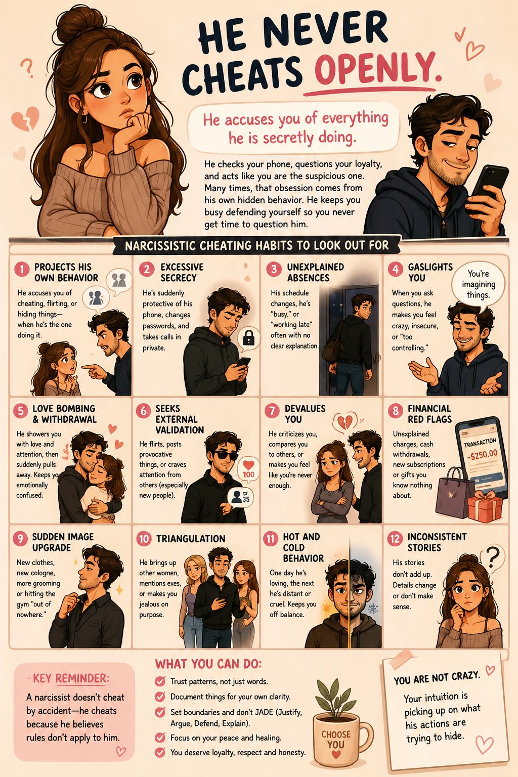 Why did i ignore the cheating signs until it was too late?